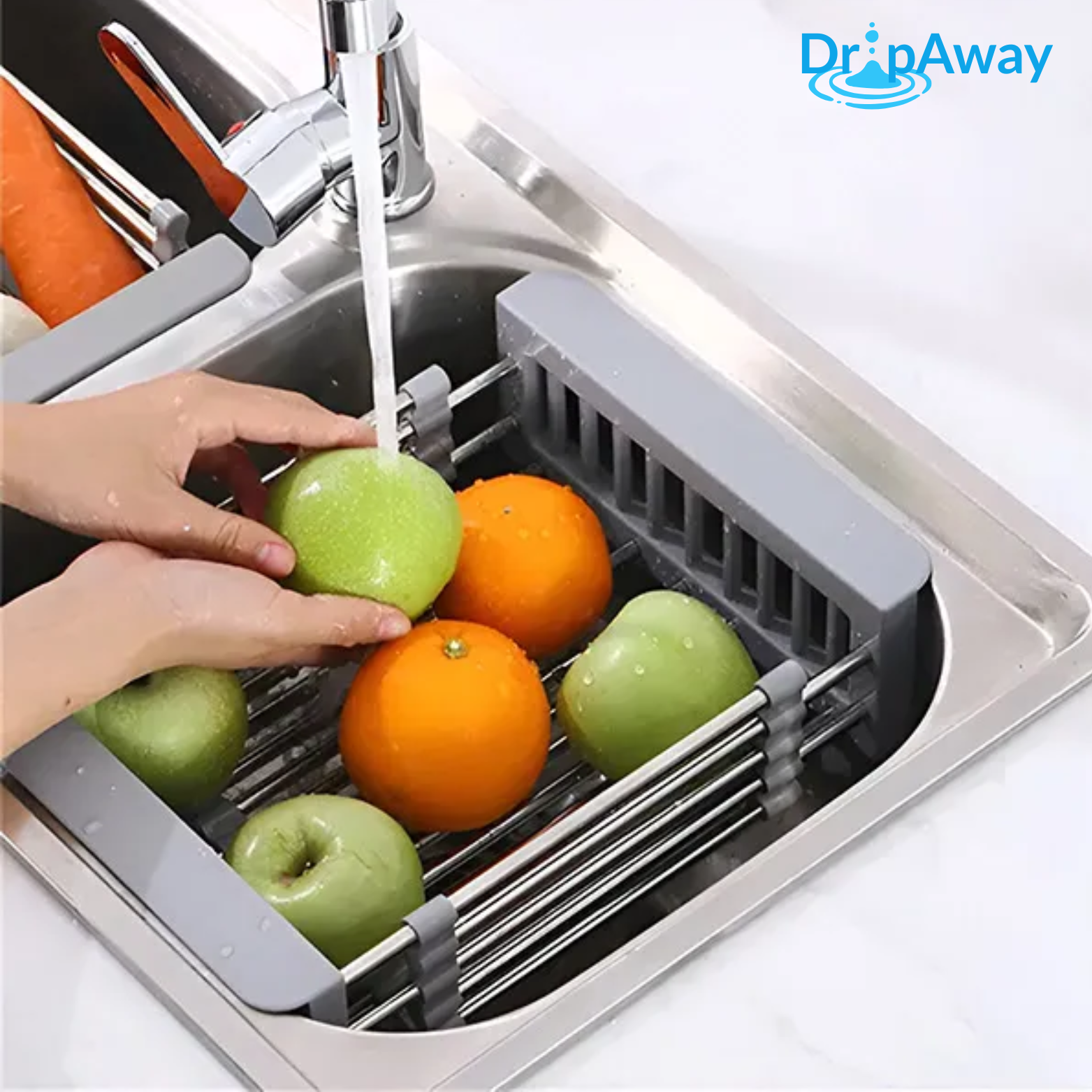 DripAway™ Verstellbares Spülbecken-Regal