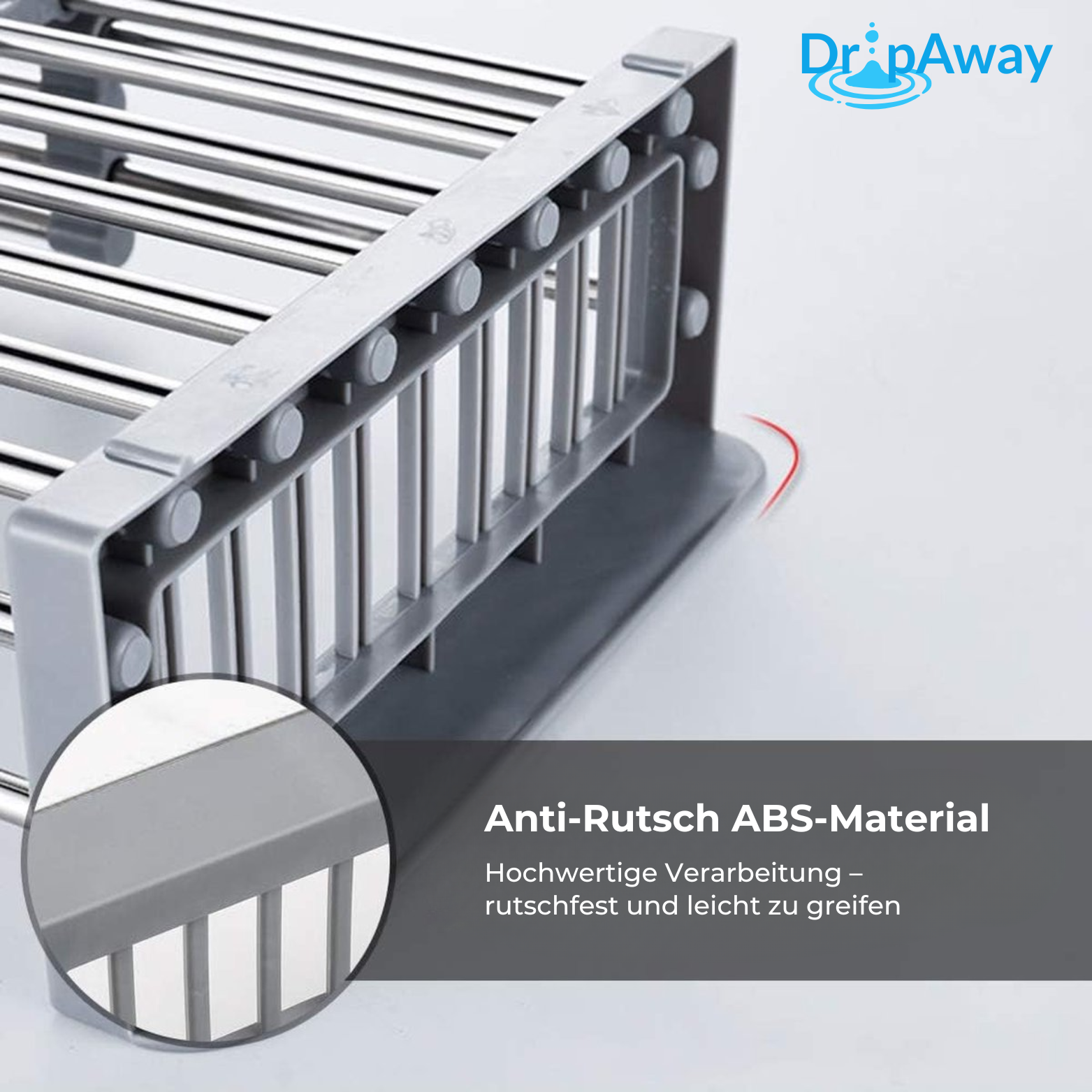 DripAway™ Verstellbares Spülbecken-Regal