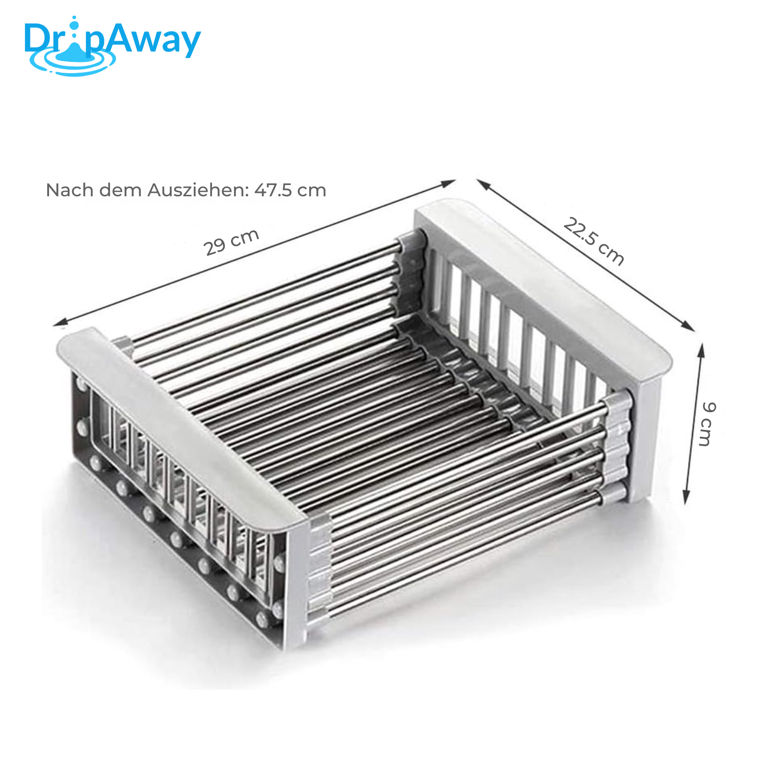 DripAway™ Verstellbares Spülbecken-Regal